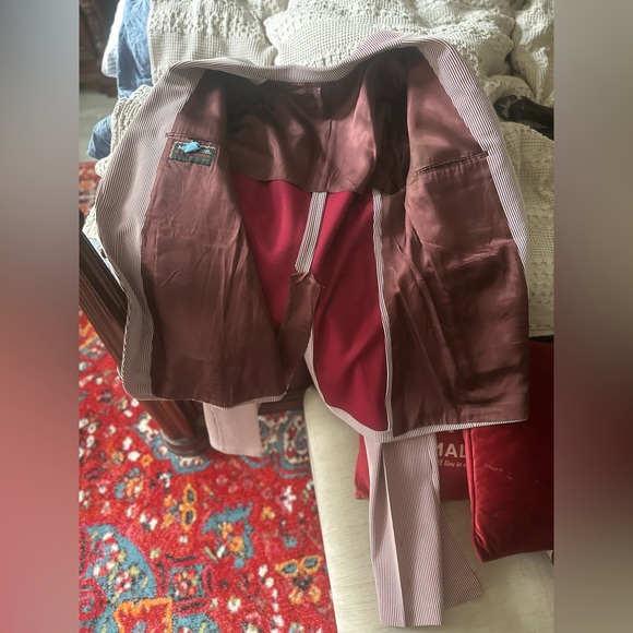 Vintage McGregor All Polyester Supple Crushproof Pinstripe Suit - Picture 3 of 15